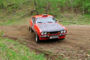 Mike Hurst / Randall Short Ford Capri on SS5, Kabekona II.
