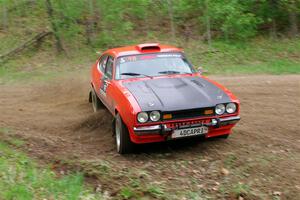 Mike Hurst / Randall Short Ford Capri on SS5, Kabekona II.