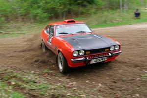 Mike Hurst / Randall Short Ford Capri on SS5, Kabekona II.