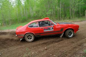 Mike Hurst / Randall Short Ford Capri on SS5, Kabekona II.