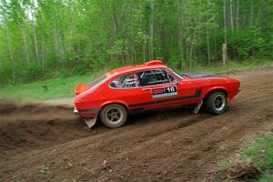 Mike Hurst / Randall Short Ford Capri on SS5, Kabekona II.