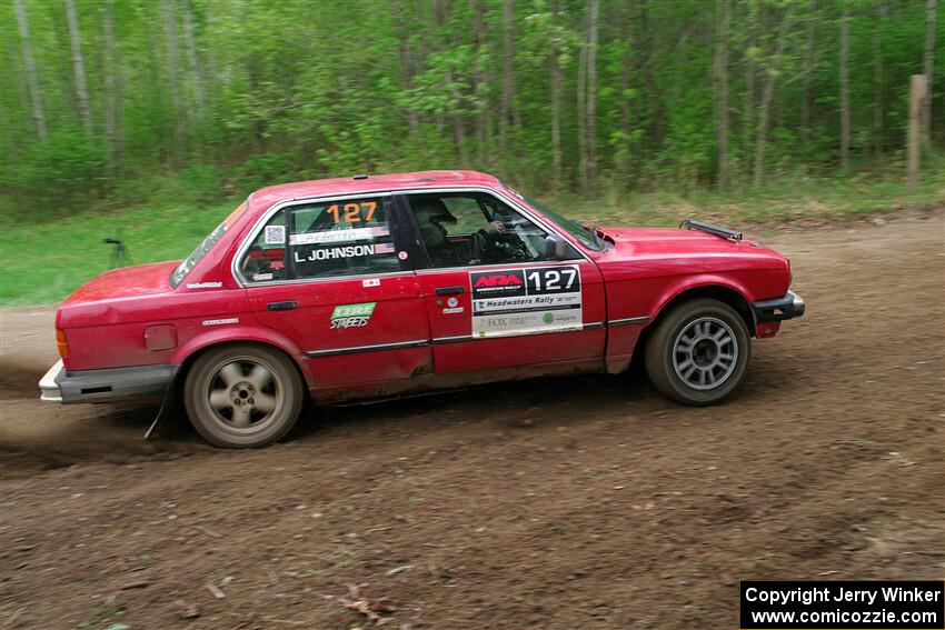 Levi Johnson / Lars Anderson BMW 325e on SS5, Kabekona II.