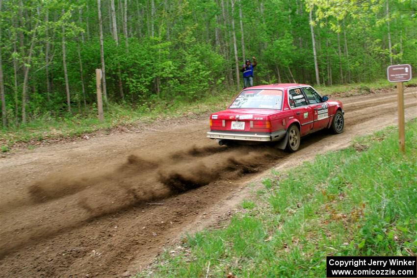 Levi Johnson / Lars Anderson BMW 325e on SS5, Kabekona II.