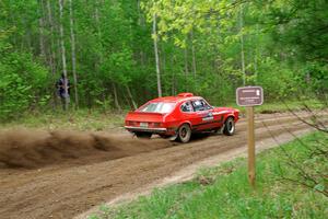 Mike Hurst / Randall Short Ford Capri on SS5, Kabekona II.