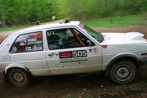 Josh Nykanen / Charlotte Himes VW GTI on SS5, Kabekona II.