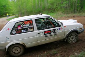 Josh Nykanen / Charlotte Himes VW GTI on SS5, Kabekona II.