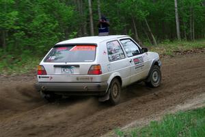 Josh Nykanen / Charlotte Himes VW GTI on SS5, Kabekona II.