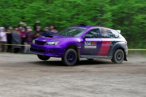 Silas Himes / Aleut Hatfield Subaru WRX STi on SS6, Steamboat II.