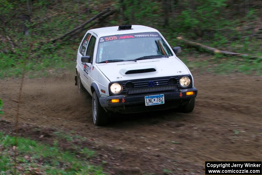 Josh Nykanen / Charlotte Himes VW GTI on SS5, Kabekona II.