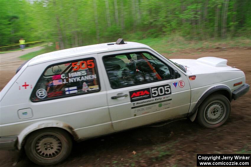 Josh Nykanen / Charlotte Himes VW GTI on SS5, Kabekona II.