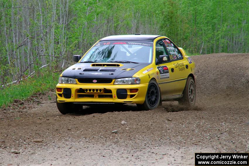 Steve Gingras / Katie Gingras Subaru Impreza on SS5, Kabekona II.