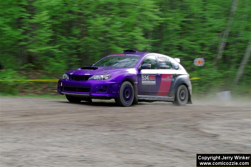 Silas Himes / Aleut Hatfield Subaru WRX STi on SS6, Steamboat II.
