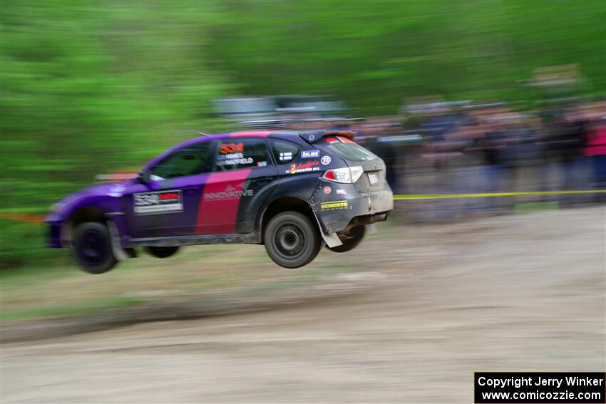 Silas Himes / Aleut Hatfield Subaru WRX STi on SS6, Steamboat II.