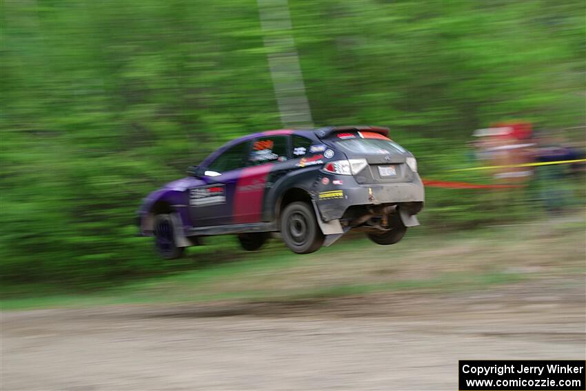 Silas Himes / Aleut Hatfield Subaru WRX STi on SS6, Steamboat II.