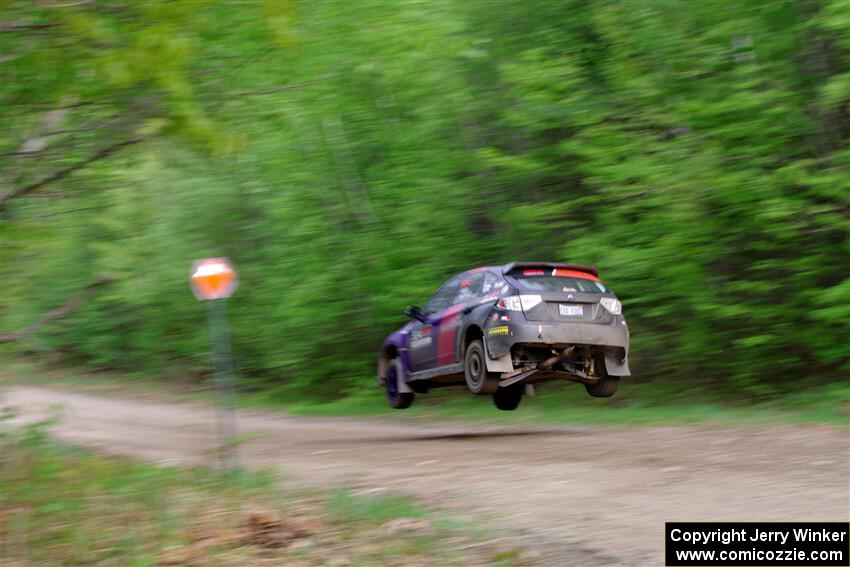 Silas Himes / Aleut Hatfield Subaru WRX STi on SS6, Steamboat II.