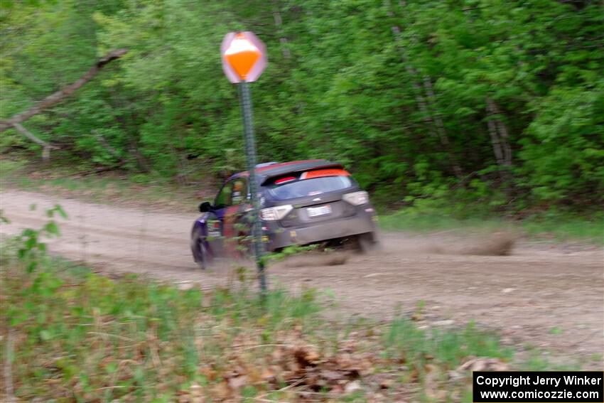 Silas Himes / Aleut Hatfield Subaru WRX STi on SS6, Steamboat II.