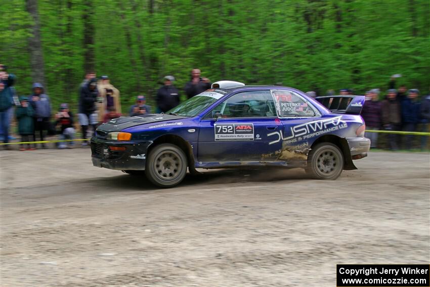 Dusty Peterke / Robert Judge Subaru Impreza on SS6, Steamboat II.