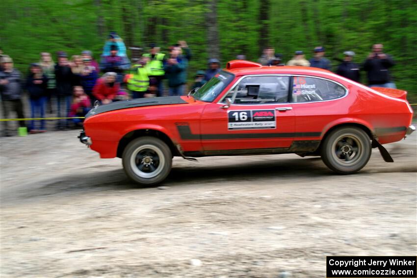 Mike Hurst / Randall Short Ford Capri on SS6, Steamboat II.