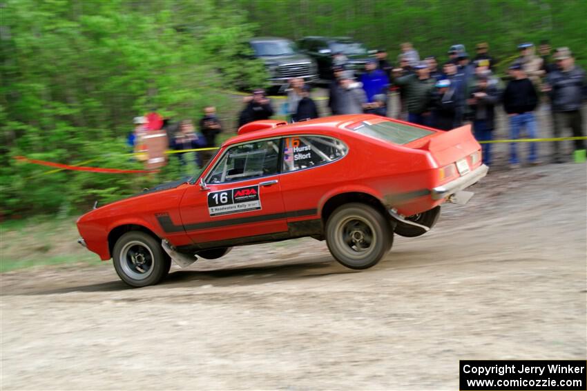Mike Hurst / Randall Short Ford Capri on SS6, Steamboat II.