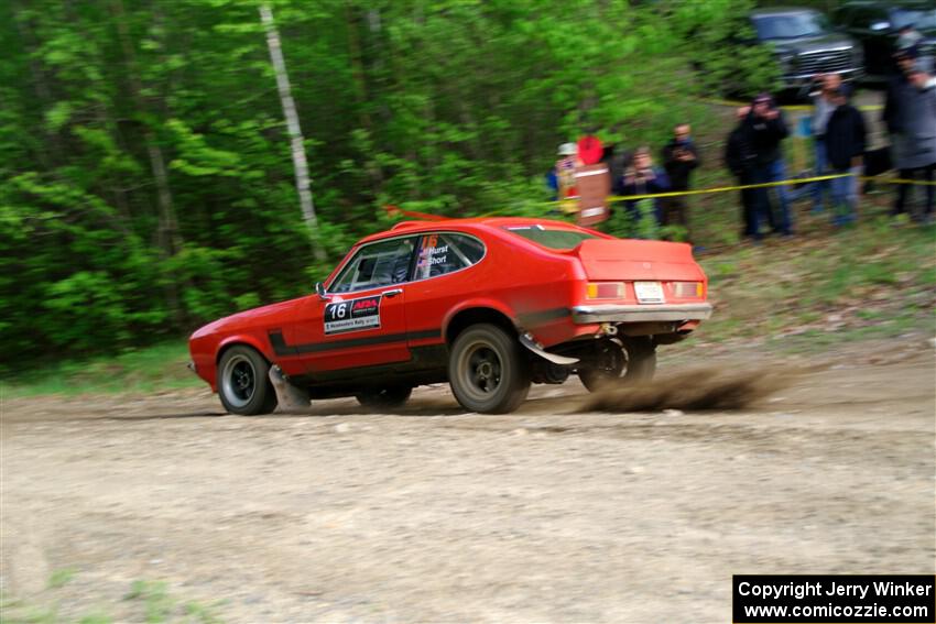 Mike Hurst / Randall Short Ford Capri on SS6, Steamboat II.