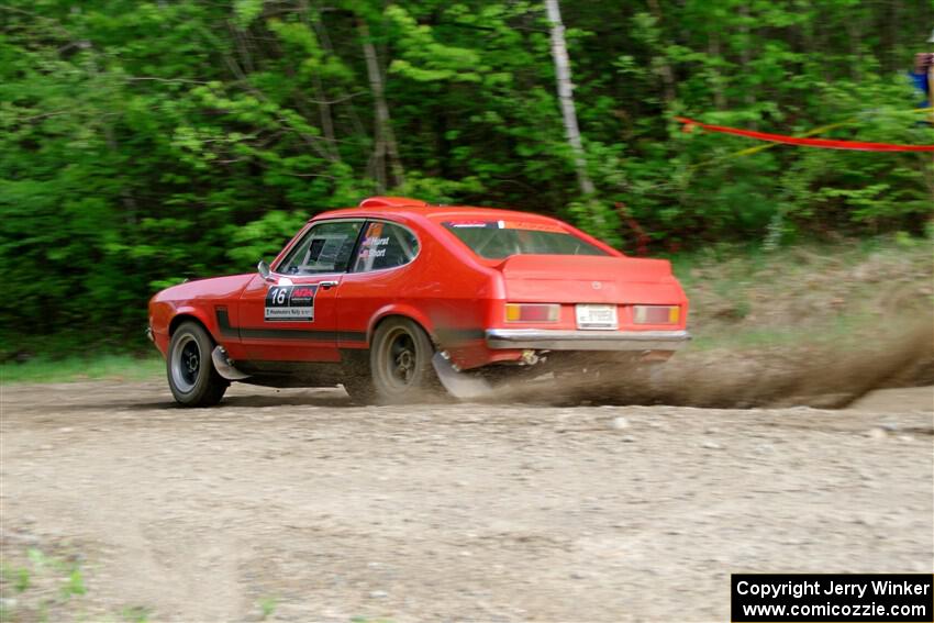 Mike Hurst / Randall Short Ford Capri on SS6, Steamboat II.