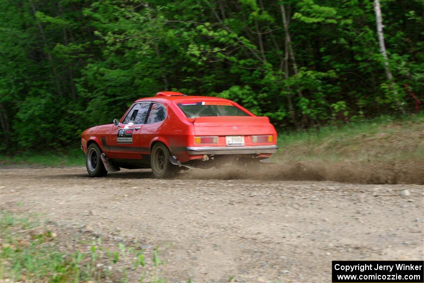 Mike Hurst / Randall Short Ford Capri on SS6, Steamboat II.
