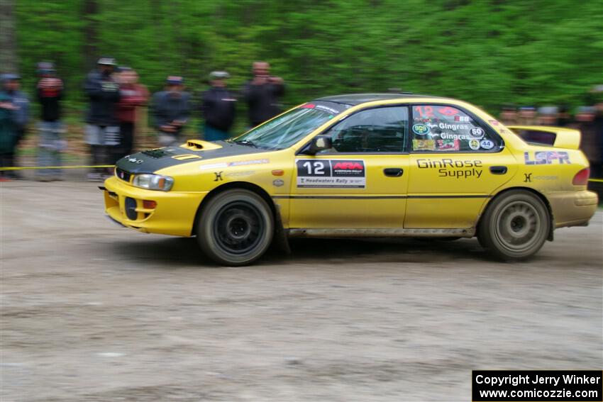 Steve Gingras / Katie Gingras Subaru Impreza on SS6, Steamboat II.