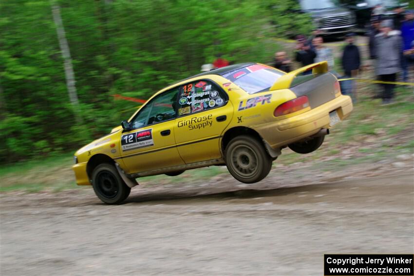 Steve Gingras / Katie Gingras Subaru Impreza on SS6, Steamboat II.
