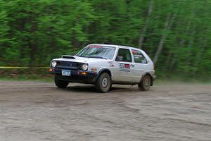 Josh Nykanen / Charlotte Himes VW GTI on SS6, Steamboat II.