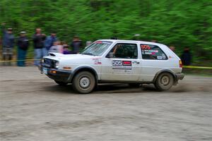 Josh Nykanen / Charlotte Himes VW GTI on SS6, Steamboat II.