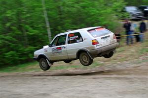 Josh Nykanen / Charlotte Himes VW GTI on SS6, Steamboat II.