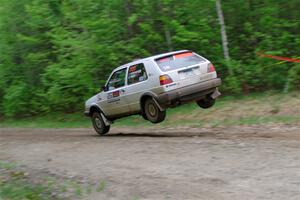 Josh Nykanen / Charlotte Himes VW GTI on SS6, Steamboat II.