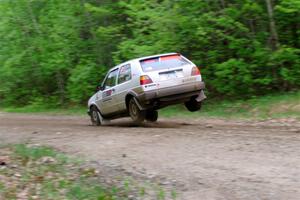 Josh Nykanen / Charlotte Himes VW GTI on SS6, Steamboat II.