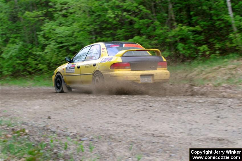 Steve Gingras / Katie Gingras Subaru Impreza on SS6, Steamboat II.