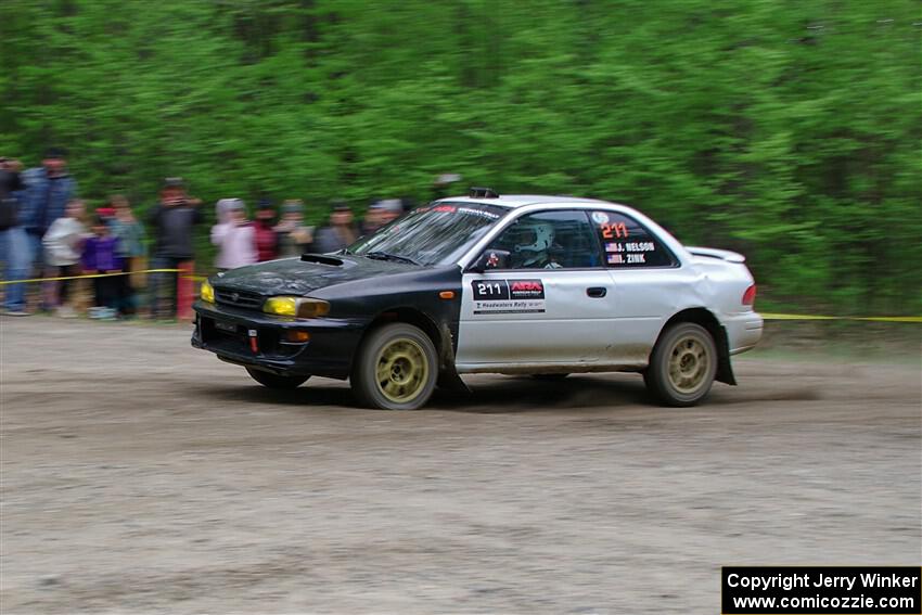 Jack Nelson / Isaac Zink Subaru Impreza on SS6, Steamboat II.