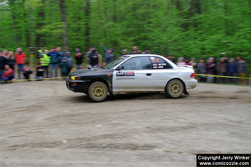 Jack Nelson / Isaac Zink Subaru Impreza on SS6, Steamboat II.