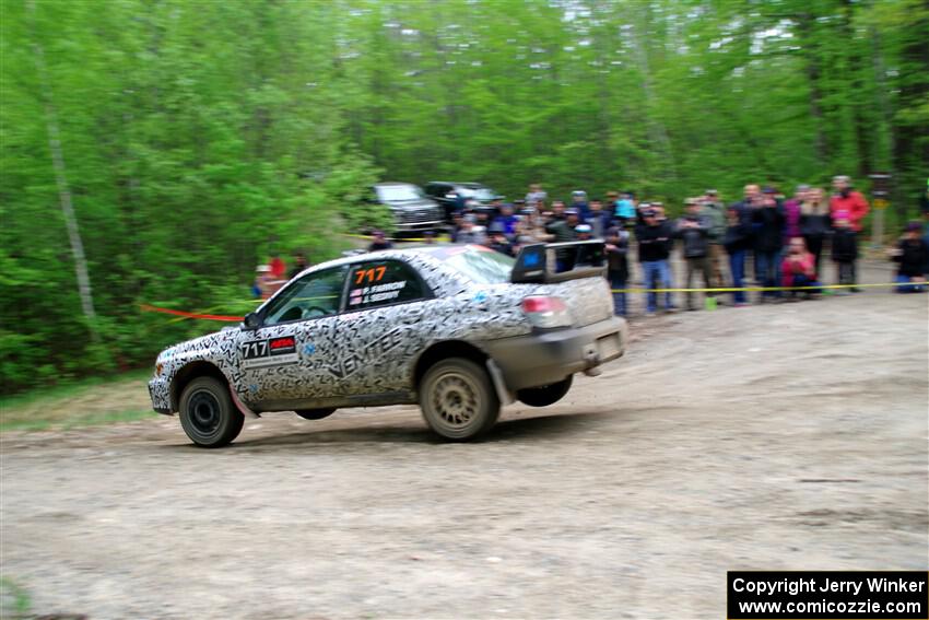 Peter Farrow / Jackson Sedivy Subaru WRX on SS6, Steamboat II.
