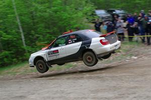 Jason Cook / Maggie Tu Subaru WRX on SS6, Steamboat II.