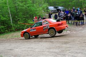 Anikka Nykanen / Danielle Kemp Subaru Impreza on SS6, Steamboat II.