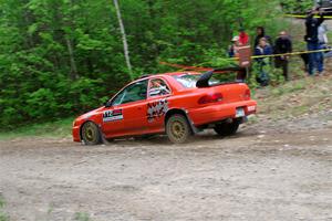 Anikka Nykanen / Danielle Kemp Subaru Impreza on SS6, Steamboat II.