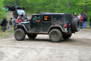 A Jeep Wrangler sweeps SS6, Steamboat II.
