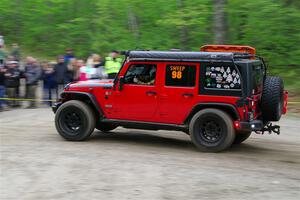 A Jeep Wrangler Rubicon sweeps SS6, Steamboat II.