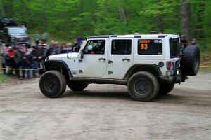 A Jeep Wrangler Rubicon sweeps SS6, Steamboat II.