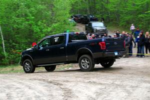 A Ford F-150 pickup sweeps SS6, Steamboat II.