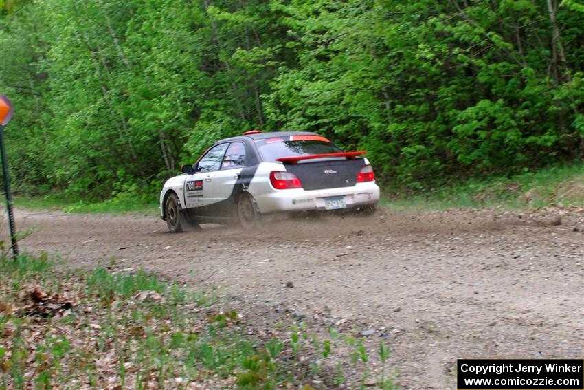Jason Cook / Maggie Tu Subaru WRX on SS6, Steamboat II.