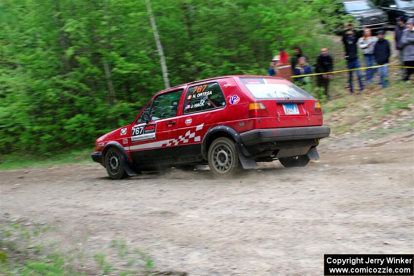 Nino Ortega / Jason Hack VW GTI on SS6, Steamboat II.