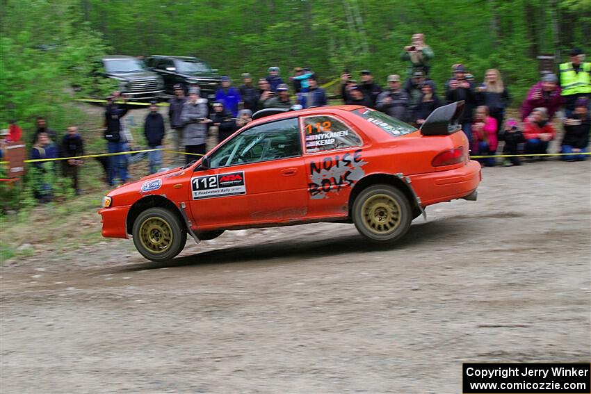Anikka Nykanen / Danielle Kemp Subaru Impreza on SS6, Steamboat II.