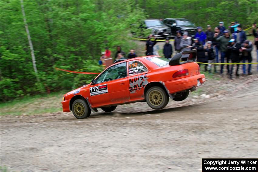 Anikka Nykanen / Danielle Kemp Subaru Impreza on SS6, Steamboat II.