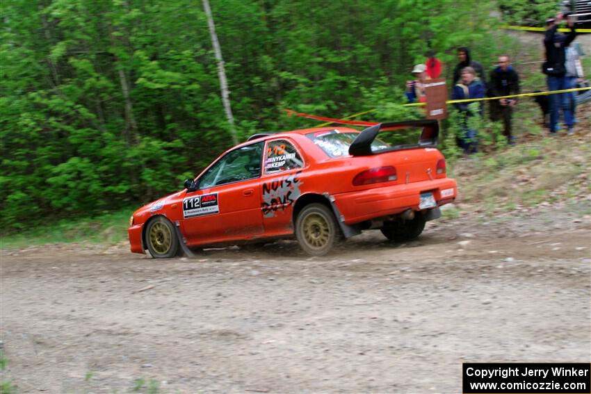 Anikka Nykanen / Danielle Kemp Subaru Impreza on SS6, Steamboat II.
