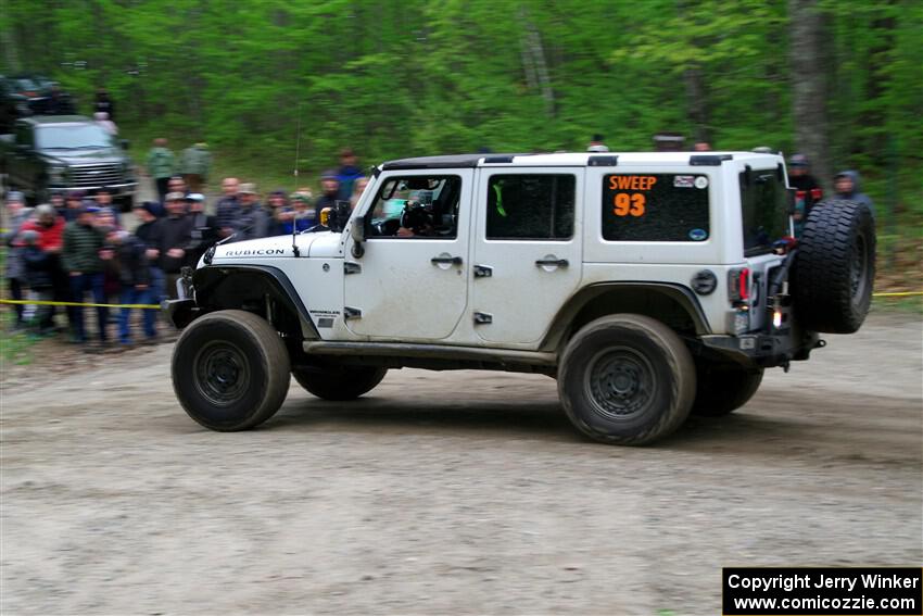 A Jeep Wrangler Rubicon sweeps SS6, Steamboat II.